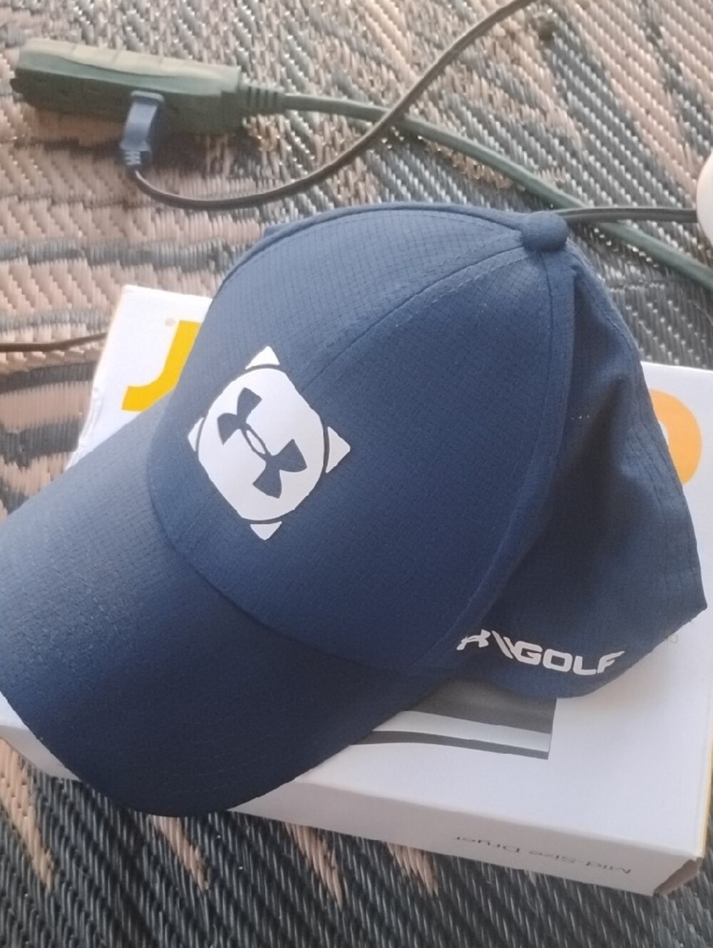Nwts Under Armour Golf Navy Blue Performance Logo Cap - Picture 2 of 8
